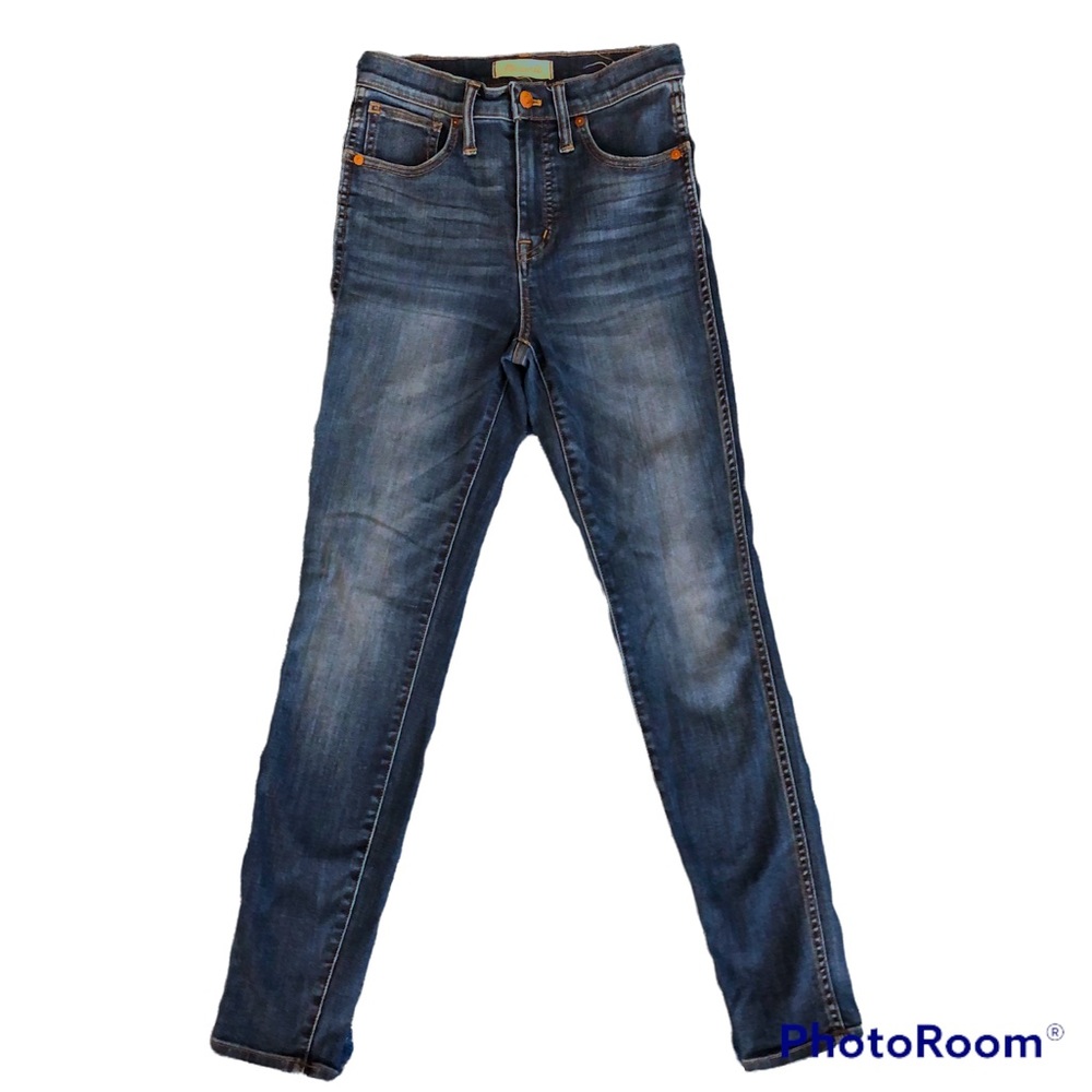 Madewell 10" High-Rise Skinny Blue Jeans